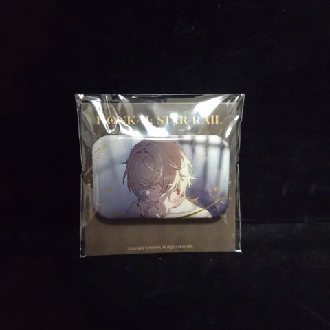 Honkai Star Rail Official Goods - Memories Together Square Can Badge - Aventurine