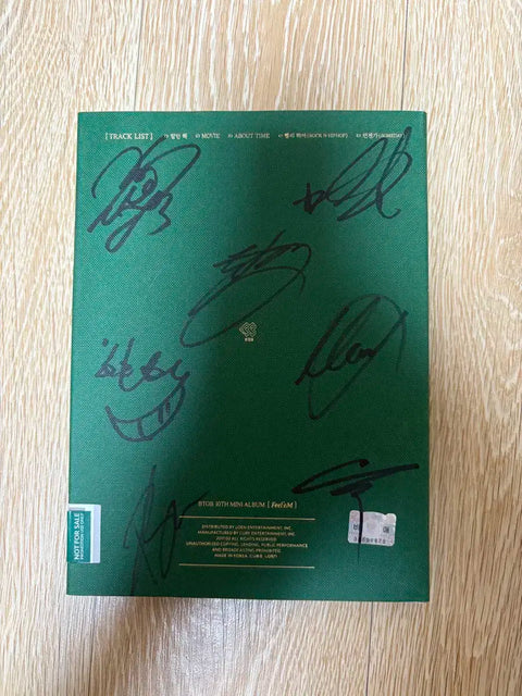 BTOB Feel'eM album, autographed, not for sale