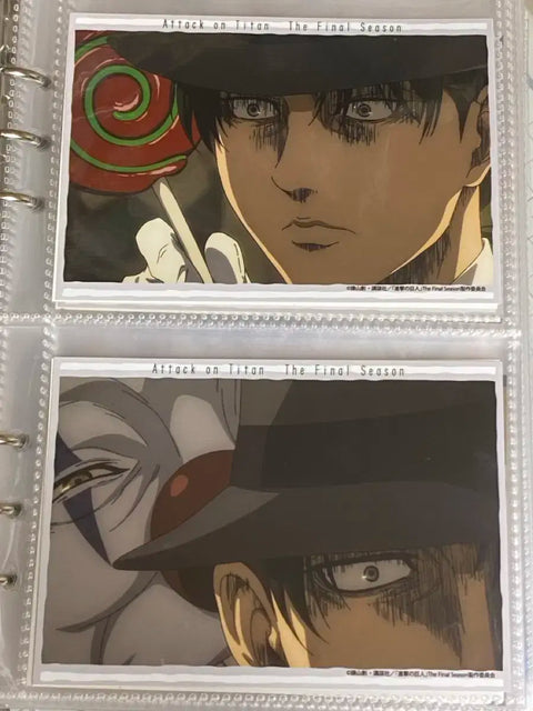 Attack on Titan Levi Photocards Postcards Final Season Animation Cutscenes