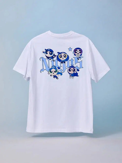 NewJeans x Powerpuff Girls T-shirt White L