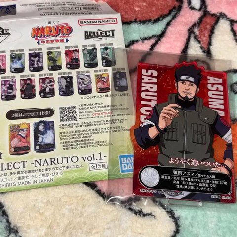 Naruto Asuma Acrylic Stand Ichiban Kuji I Prize