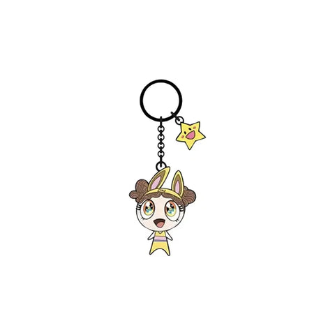 NewJeans x Murakami Metal Keyring Daniel Yellow