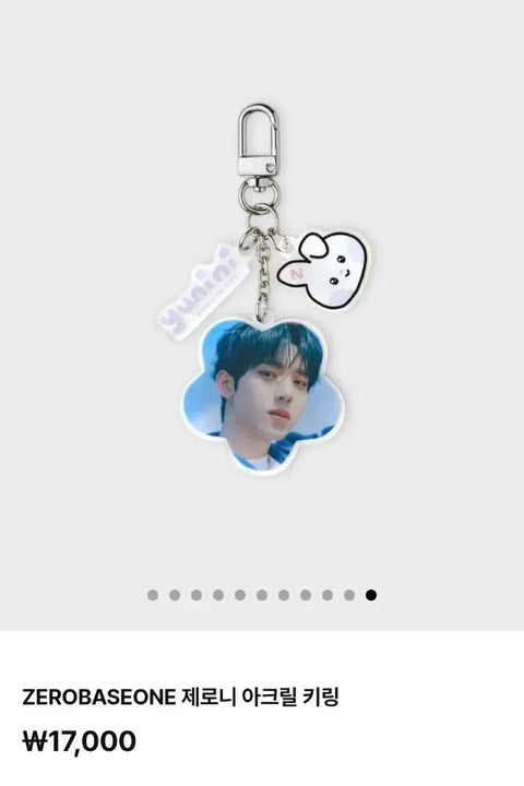 ZEROBASEONE Han Yujin Zeroni Pop-up Unini Keyring Transfer
