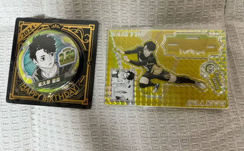 2024 Haikyuu Sakusa Birthday Diorama + Can Badge