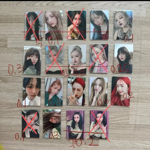 Girlfriend photocard set, 2.3