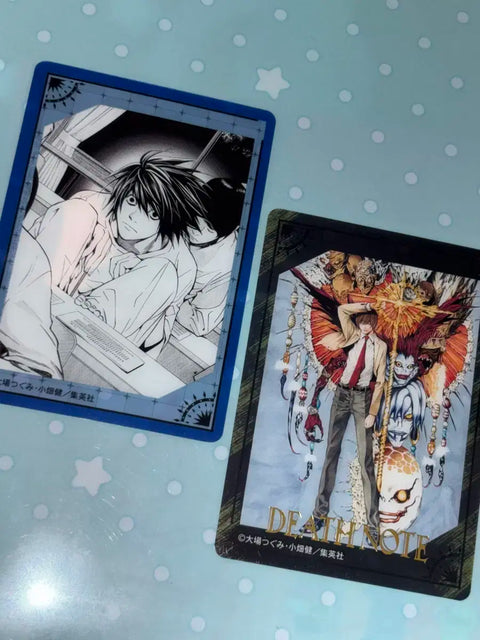 Death Note Huabola Clear Card Original Art Exhibition Trading Card