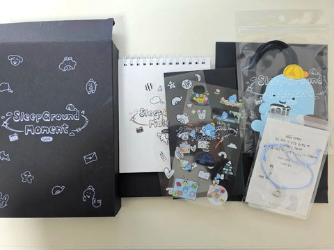 Sleepground 2025 Season's Greetings Full Set Bundle Pixel Signature Bracelet