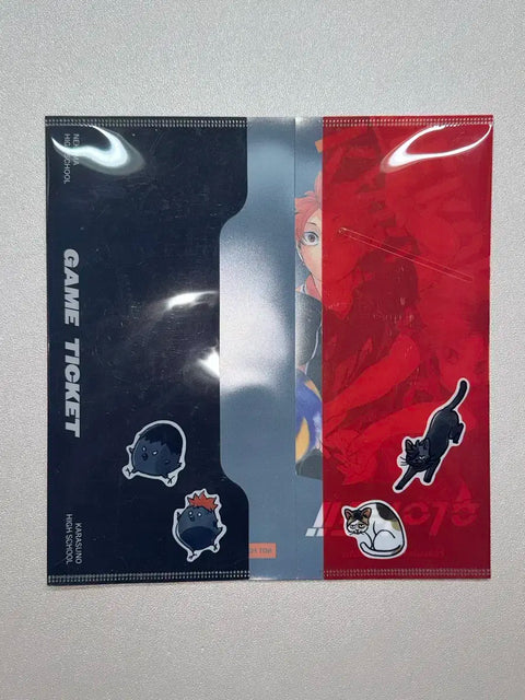 Haikyu!! Dumpster Battle Kenma Hinata Ticket Holder File