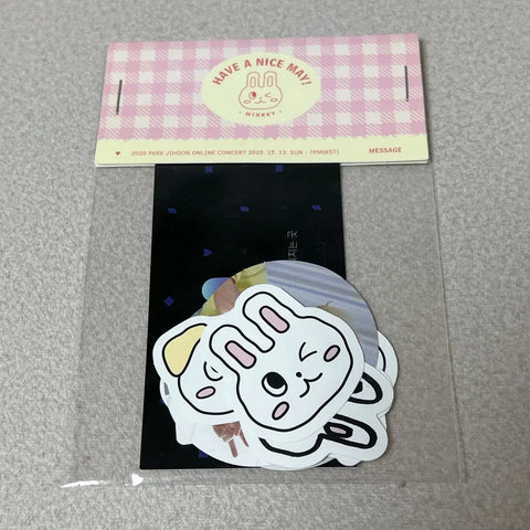 Park Jihoon character Winkki Wingmyangi sticker set