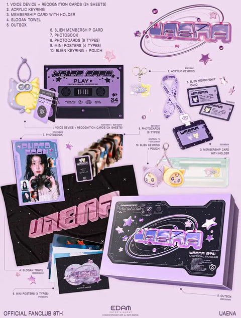 IU Uaena Kit 8th Gen Unboxing (Full Set)