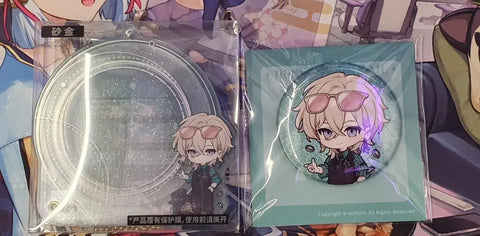 Honkai Star Rail Taobao Exclusive Aventurine Can Badge + Acrylic Case Bundle