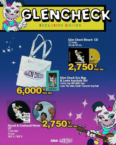 Glen Check Eco Bag Keychain Set