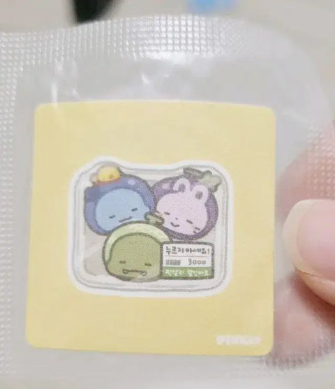 For sale) Pixelly Jelly Sleepground Jelly Sleepground Round Sticker Pixelly Round Sticker