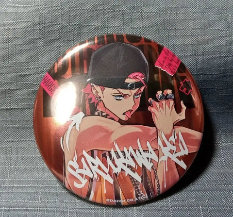 Charisma House Sarukawa Kei RBB Can Badge