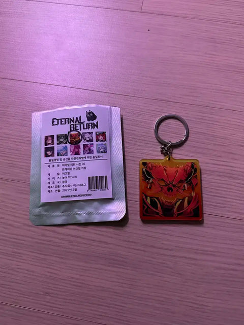 Eternal Return Alonso Acrylic Keychain from Hell