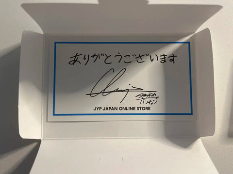 JYP Japan Shop Stray Kids Bang Chan Signed Card Transfer