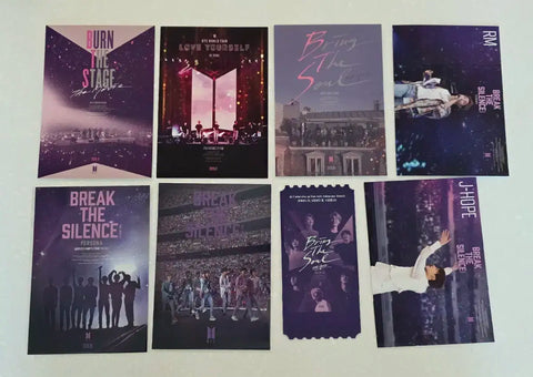 BTS Movie Postcard 6pcs + Bring the Soul Original Ticket 1pc