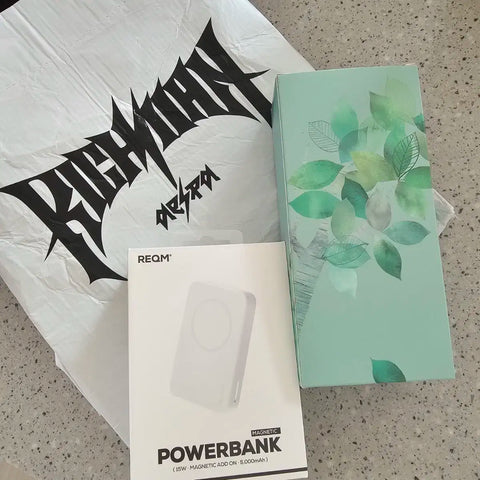 aespa Music Bank reverse support battery umbrella reusable bag aespa