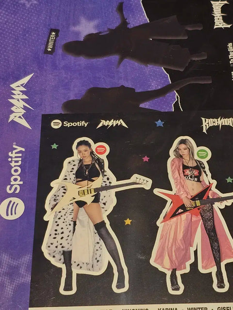 aespa Richman Spotify My Vault Limited Edition Sticker