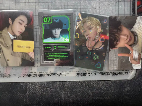 ENHYPEN Sunoo photocards, selling as a set, trade possible.