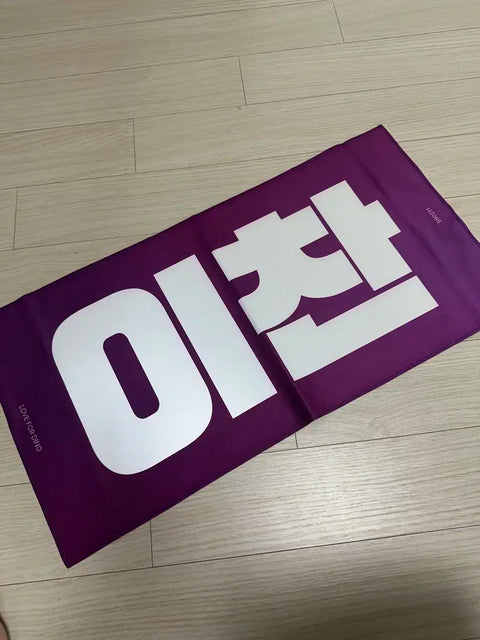 Seventeen Dino Lee Chan Reflective Slogan