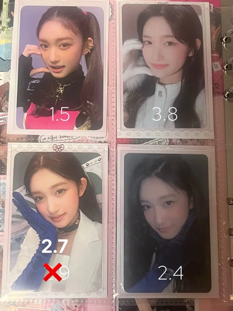 Price reduced) IVE LeeSeo photocard for sale! I'll give you a bomb of freebies! Eleven