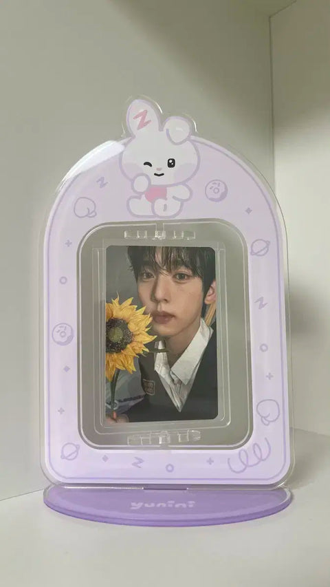 ZEROBASEONE Han Yujin Yu Nini Acrylic Photo Frame Rabbit Purple Gangnam Pop-up