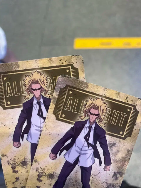 My Hero Academia collaboration cafe All Might card