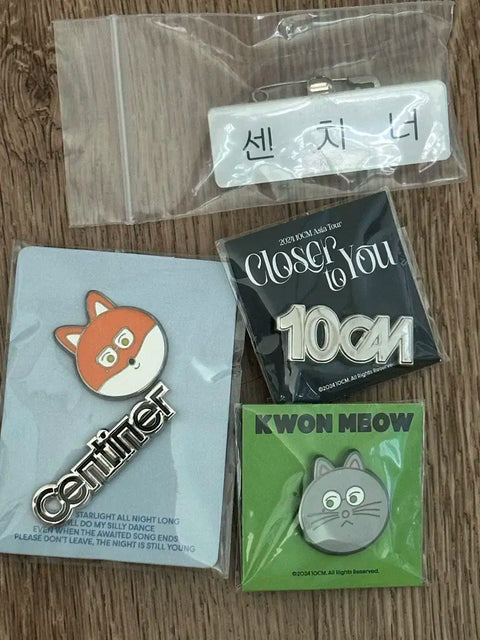 10CM Centimeter / Kwon Mi-ong / Tour Badge Set