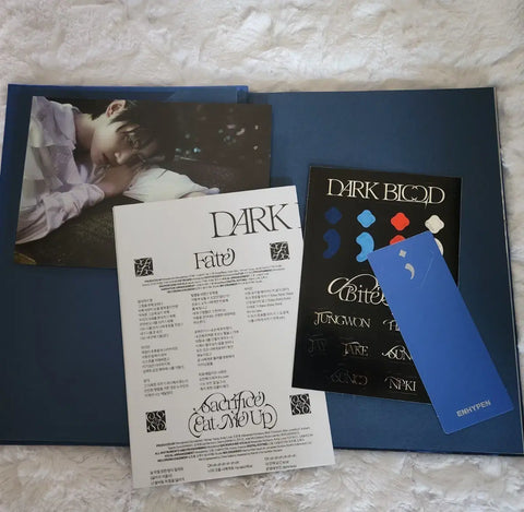 ENHYPEN DARK BLOOD Unsealed Album Postcard Sunghoon