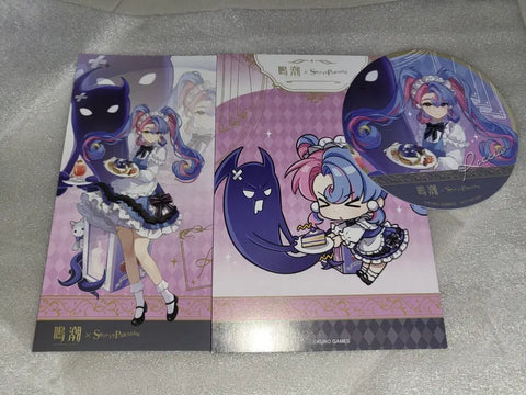 Meicho Sweets Paradise Rococo Limited Edition Postcard Coaster