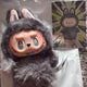 Pop Mart Labubu Fluffy Doll Gray