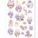 Selling Project Sekai unofficial goods, RR-nim's RuiTsuka die-cut stickers.