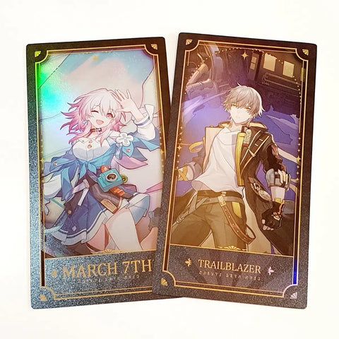 Honkai Star Rail March 7th Male Trailblazer 1st Anniversary Card