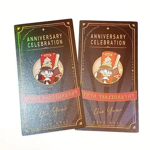 Honkai Star Rail March 7th Male Trailblazer 1st Anniversary Card