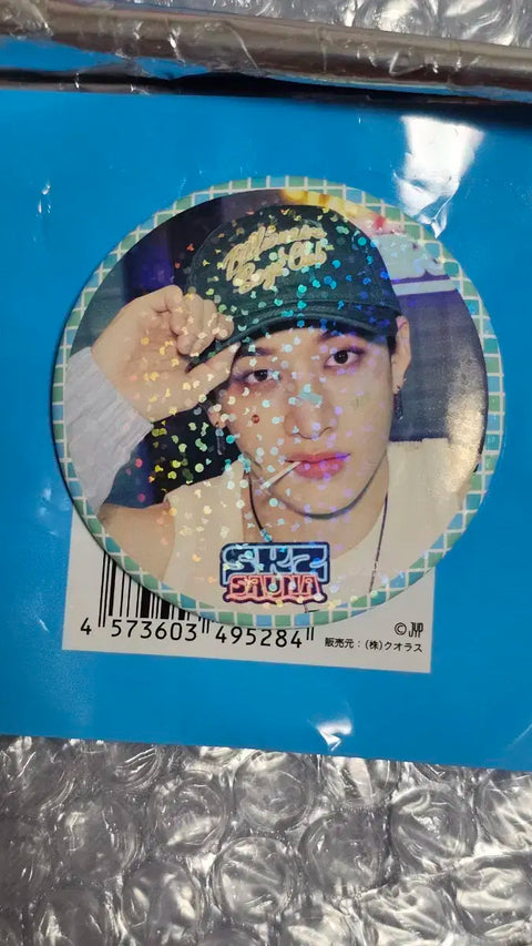 Stray Kids Sauna Can Badge Bang Chan