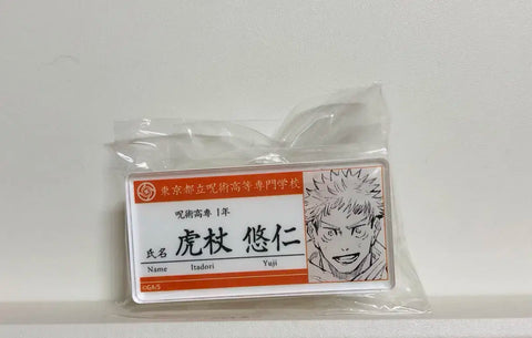 Jujutsu Kaisen Yuji Itadori Name Tag