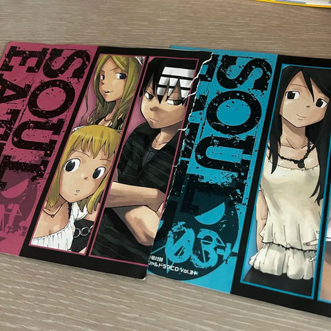 Soul Eater Death the Kid Black Star CD DVD 2 Items as a Set