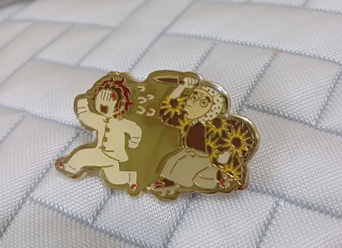 Demon Slayer Tanjiro Haganezuka Badge Swordsmith Village Arc