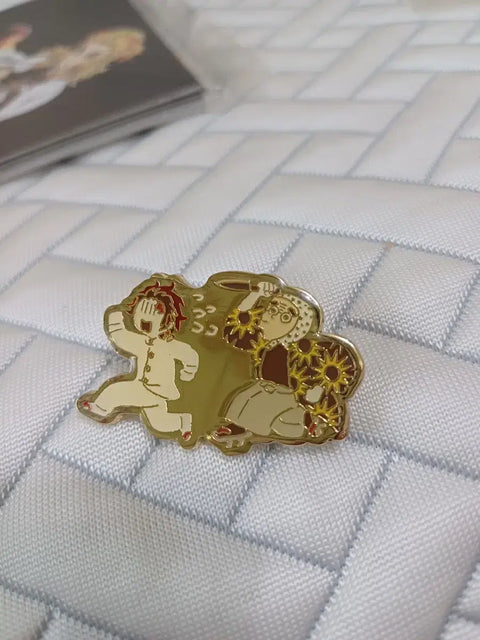 Demon Slayer Tanjiro Haganezuka Badge Swordsmith Village Arc