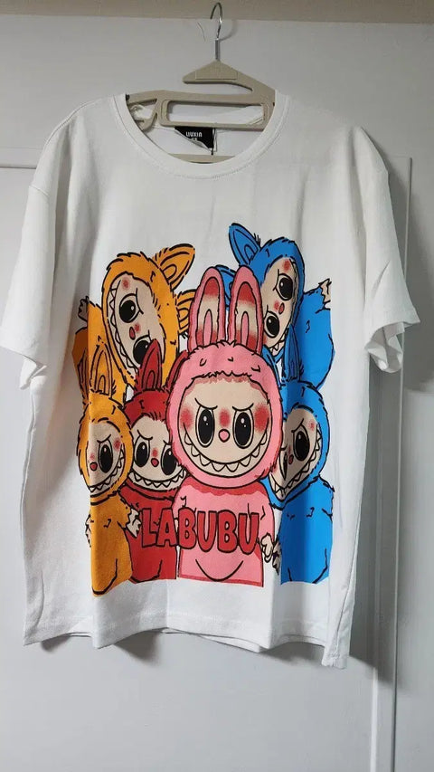 Labubu Short Sleeve T-shirt White