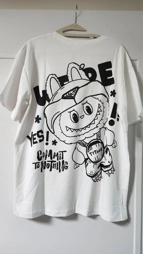 Labubu Short Sleeve T-shirt White