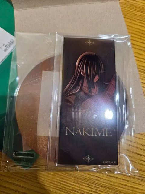 Demon Slayer Nakime Infinity Castle Arc Key Visual Random Acrylic Coaster