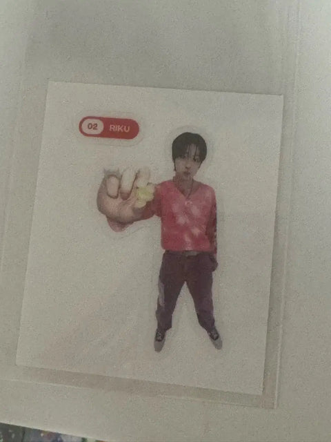 NCT Wish Riku Ddu-bu-ssil (Seal Sticker) Transfer