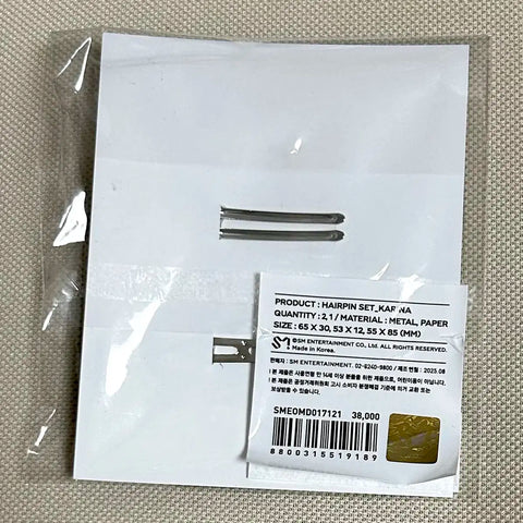 aespa Richman Pop-up MD Hairpin Set Original Item Transfer
