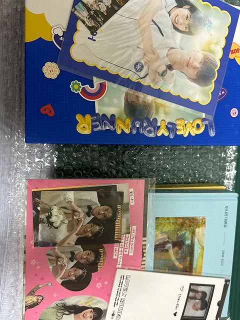 "Sunjae Upgo Twieo (Lovely Runner) script book, OST album, sold as a bundle"