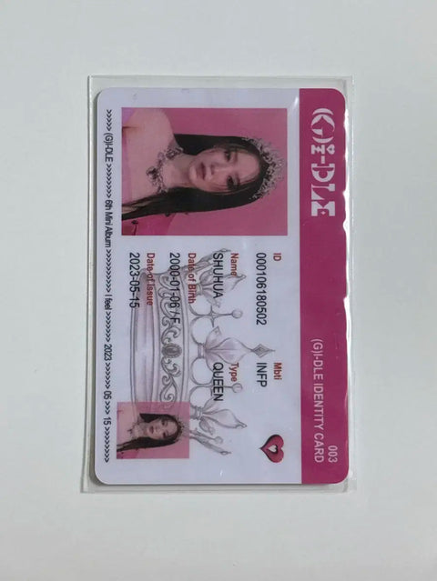 (G)I-DLE Shuhua photocard