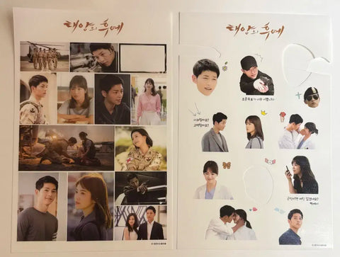 (Special Edition) Descendants of the Sun Photo Essay Polar Sticker DOTS Song Joong-ki Kim Ji-won Song Hye-kyo