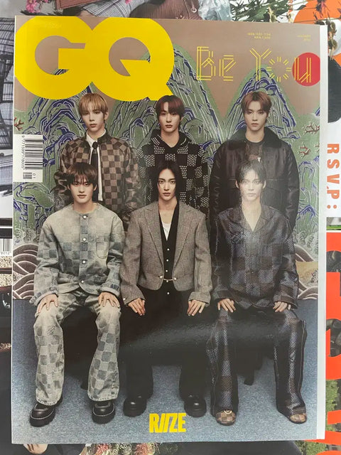 GQ Korea January 2024 Issue: RIIZE's New Book GQ