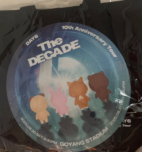 DAY6 Goyang Concert Entrance Kit Eco Bag Fan